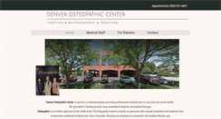 Desktop Screenshot of denverosteopathiccenter.com